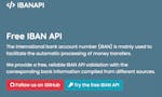 IBAN API-Validate IBAN and get Bank Data image