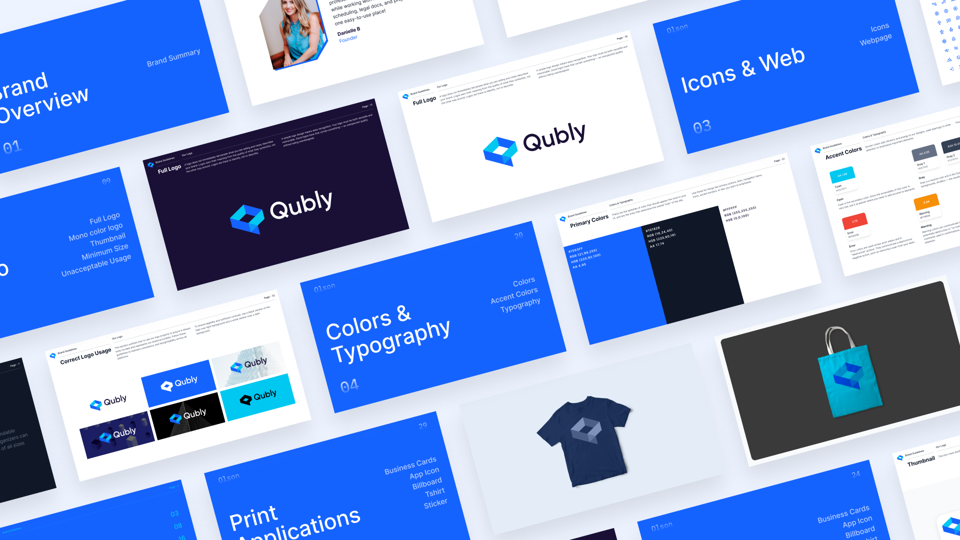 Generatore di linee guida per il marchio qubly media 1