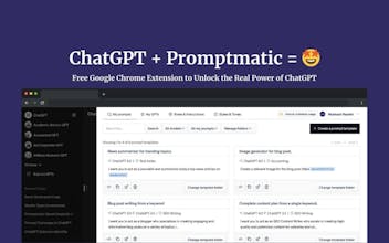 Promptmatic for ChatGPT gallery image
