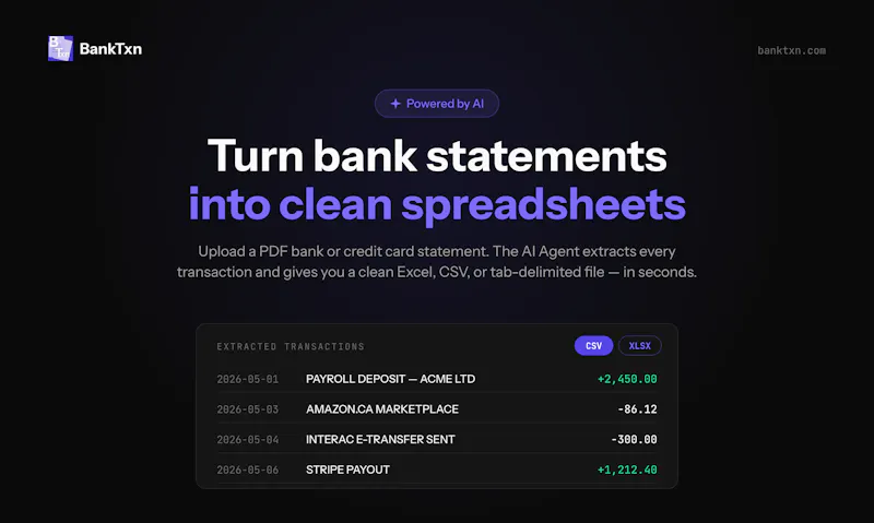 BankTxn screenshot 1