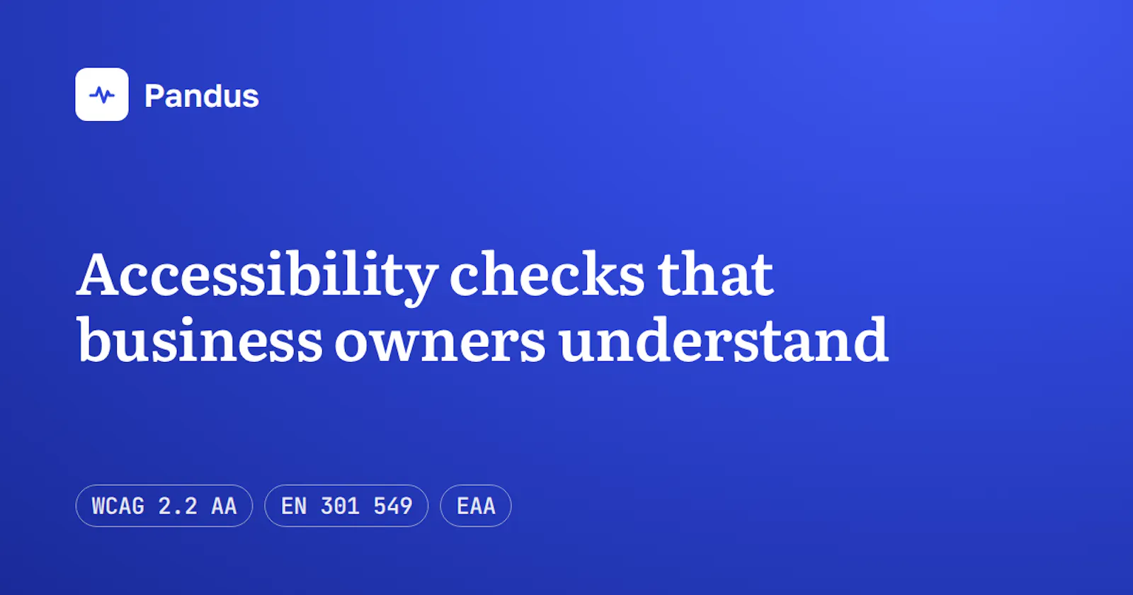 Pandus Accessibility Checker screenshot 2