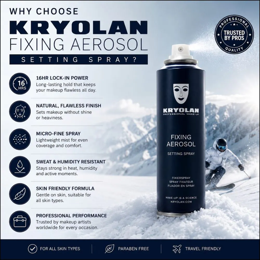 Why Use Kryolan Fixing Spray Today? product banner