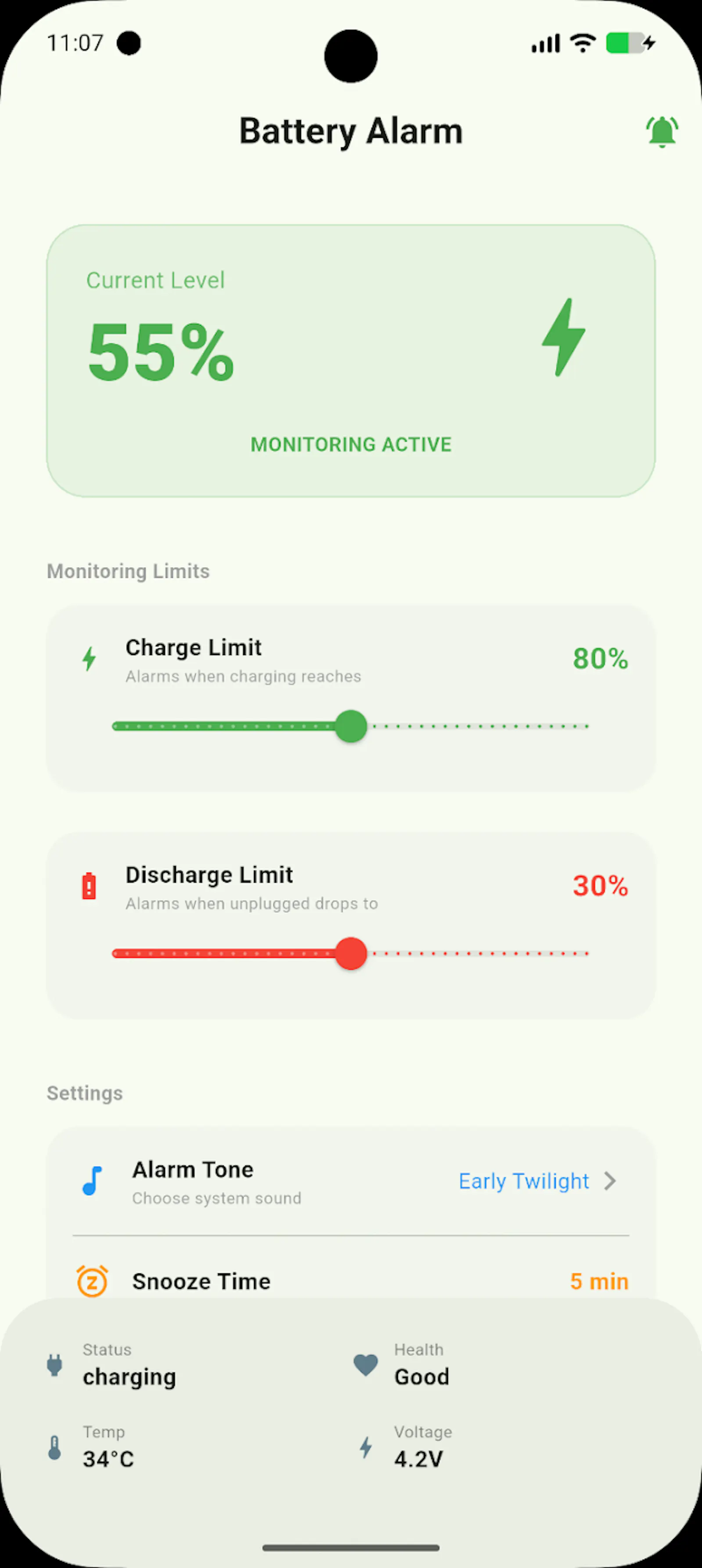 Battery Alarm screenshot 3