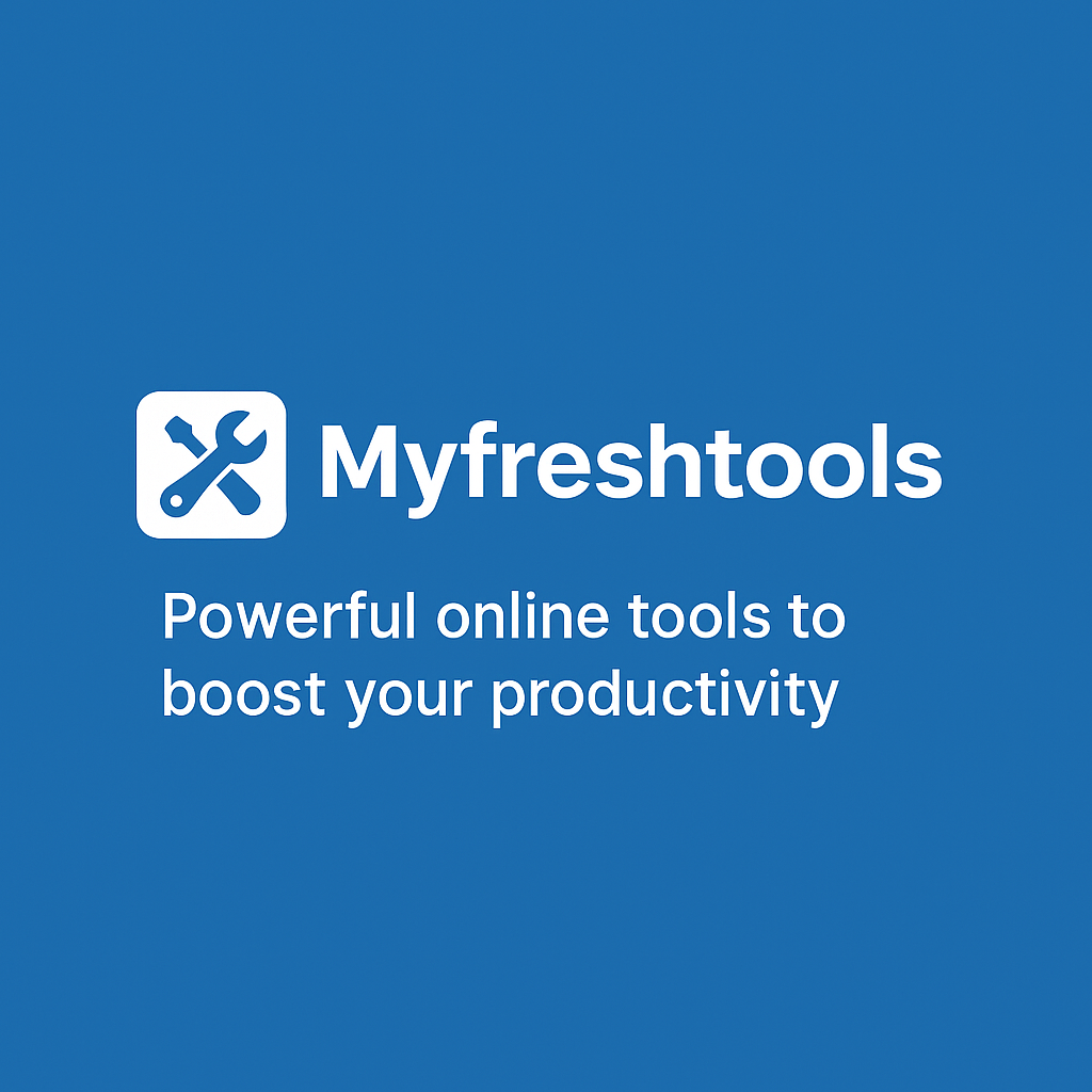 MyFreshtools - Kuratierte Werkzeuge für Schöpfer und Entwickler - reines Dienstprogramm, kein Flusen Medien 1