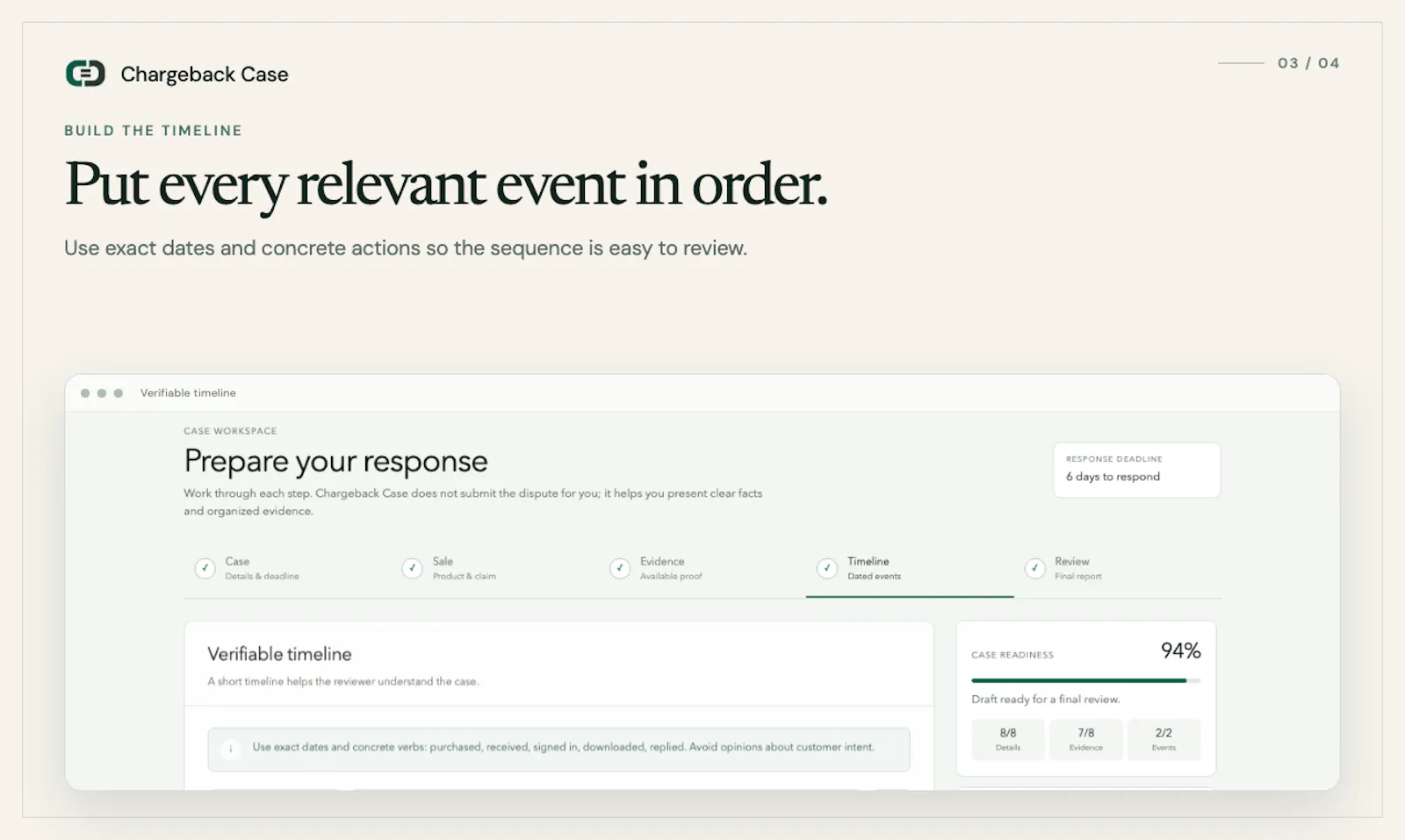 Chargeback Case screenshot 6