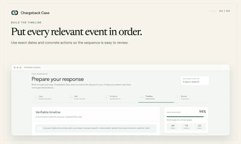 Chargeback Case screenshot 6
