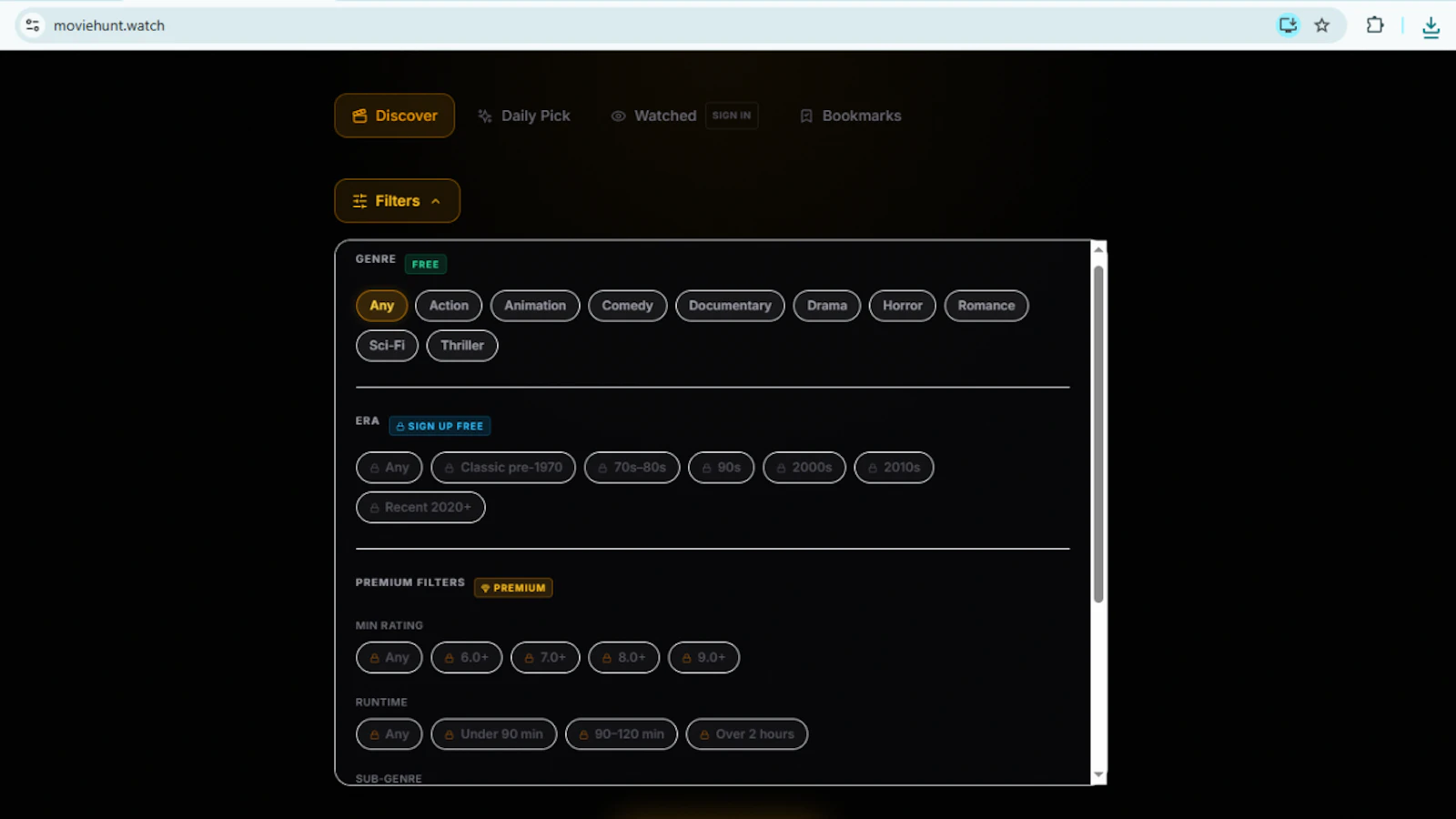 MovieHunt screenshot 2