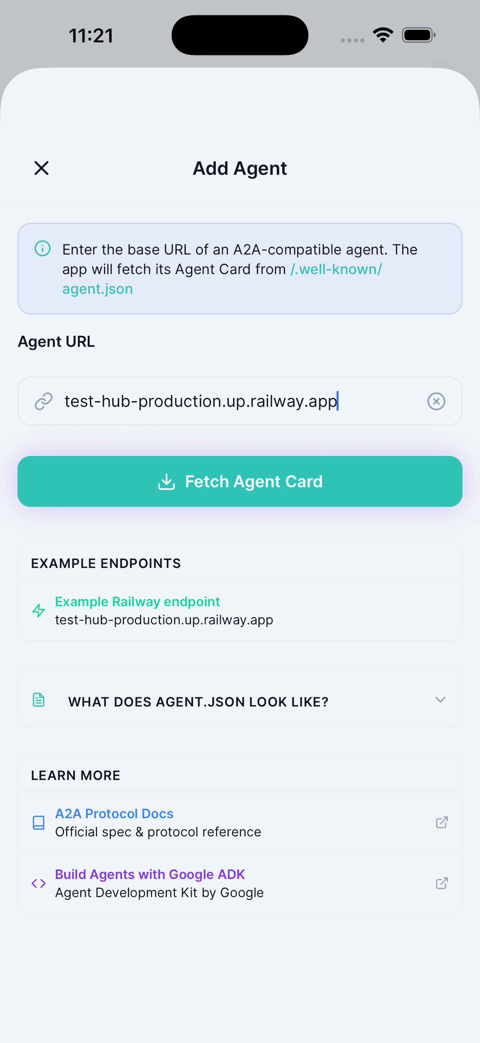 Agent Chat Hub screenshot 3