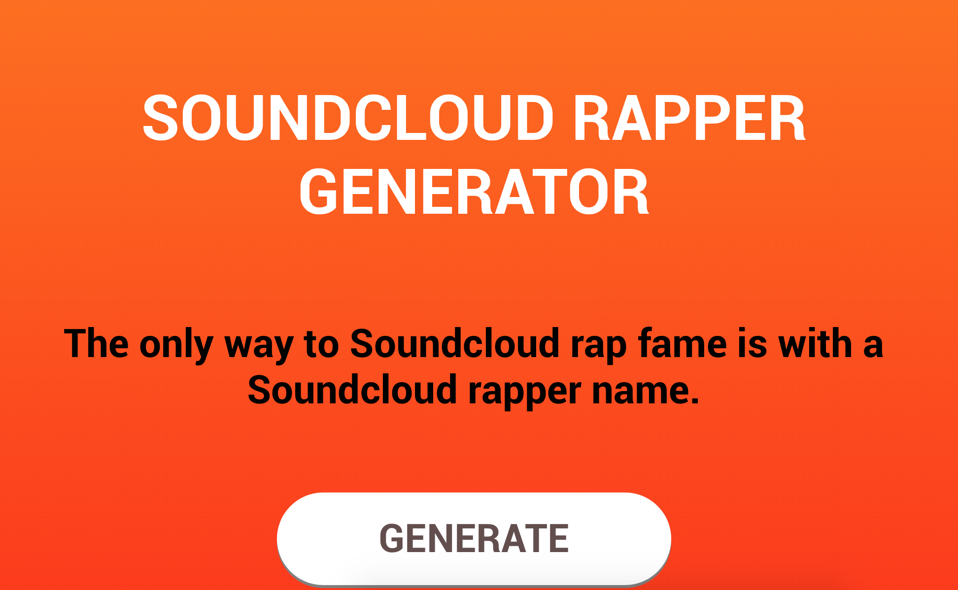 SoundCloud Rapper Generator gallery image