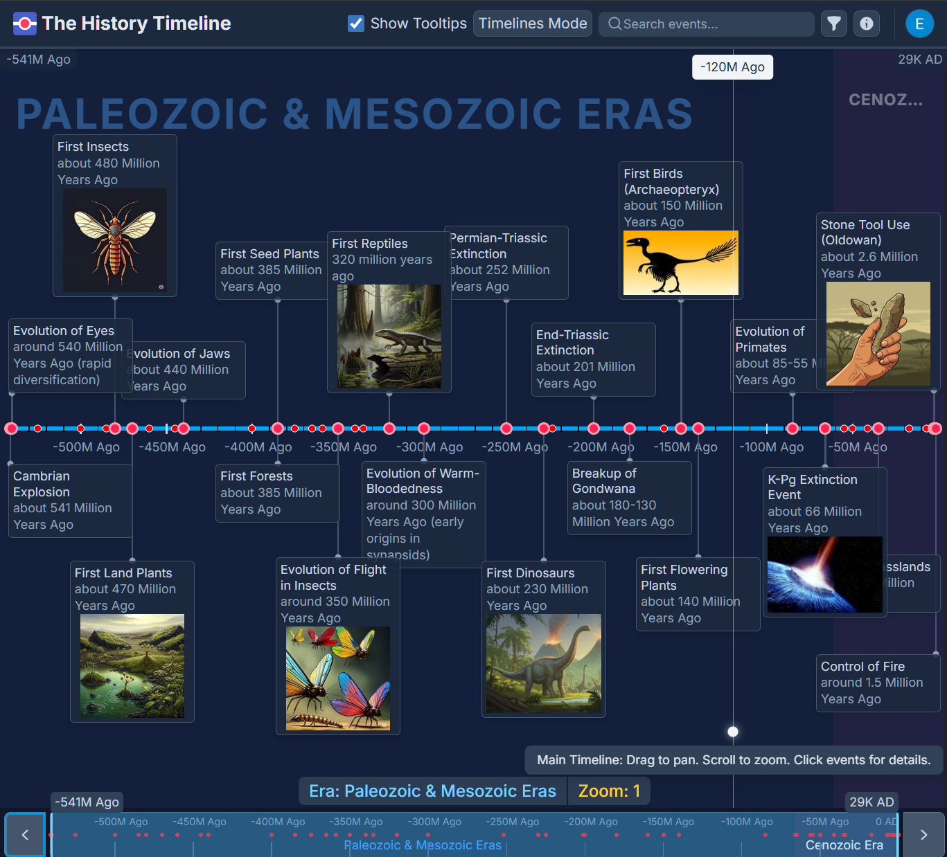 The Timelines - Screenshot 3 showing product features and functionality