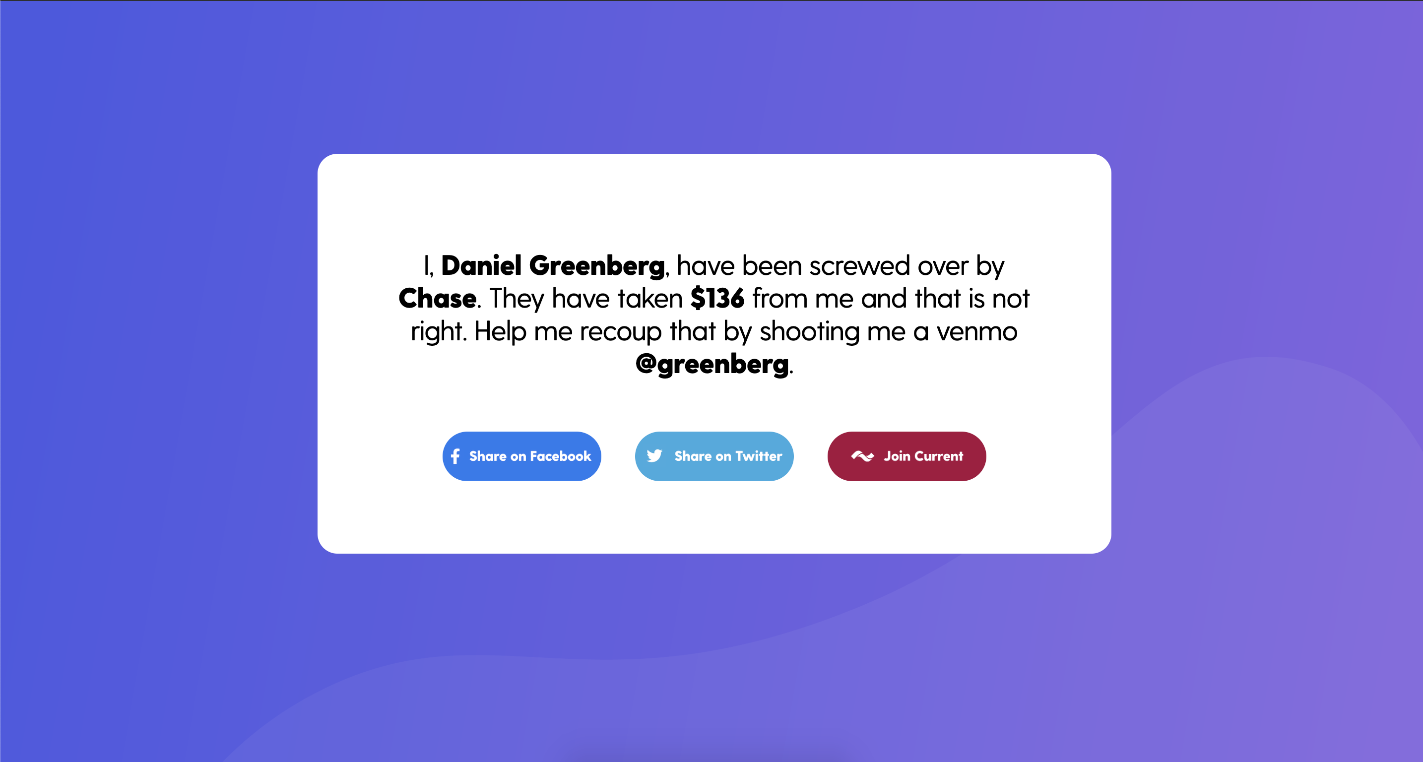 GoFundMyOverdraft gallery image