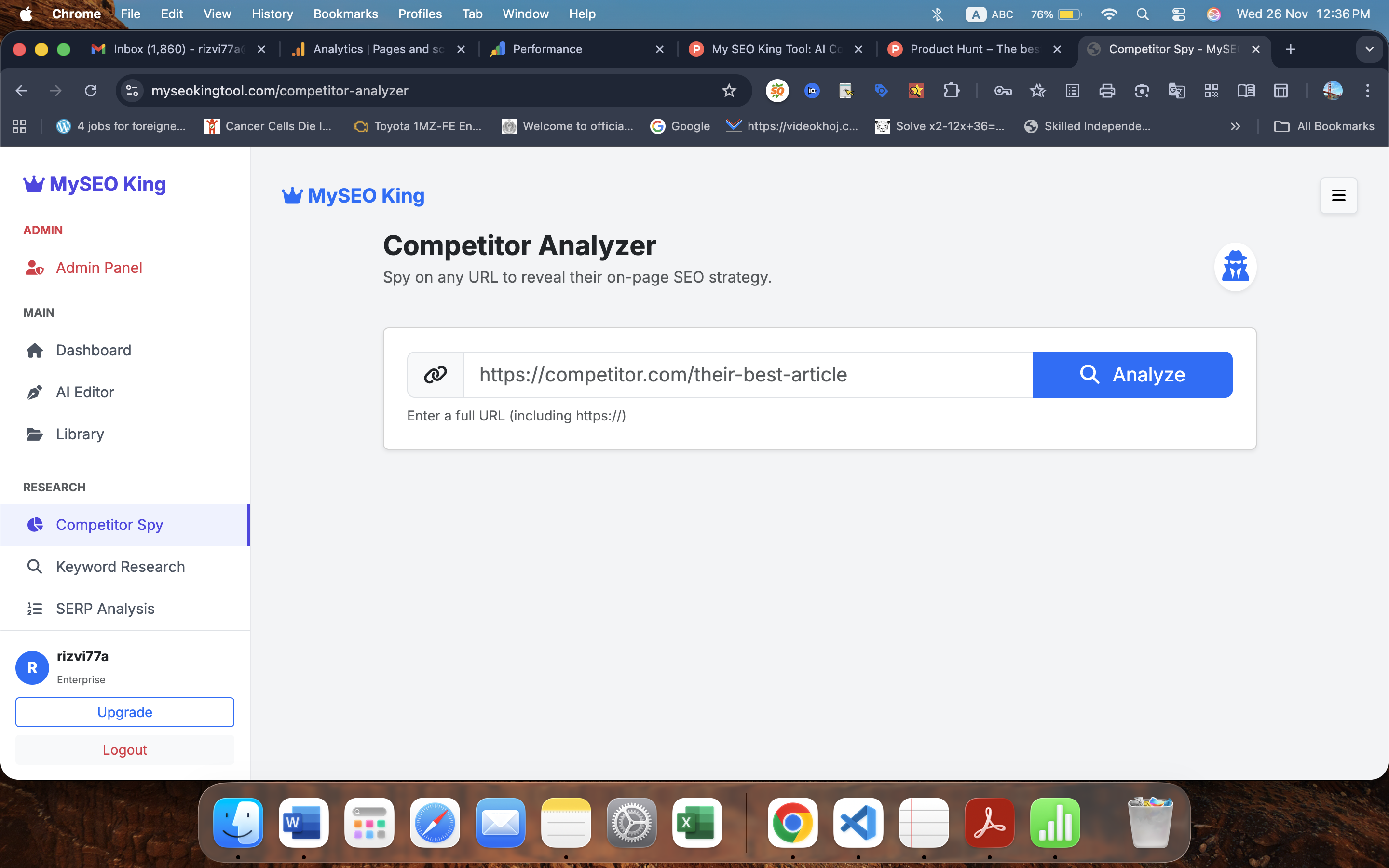 My SEO King Tool gallery image