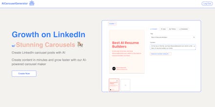 AI Carousel Generator gallery image