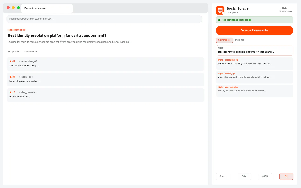 Social Scraper+ gallery image