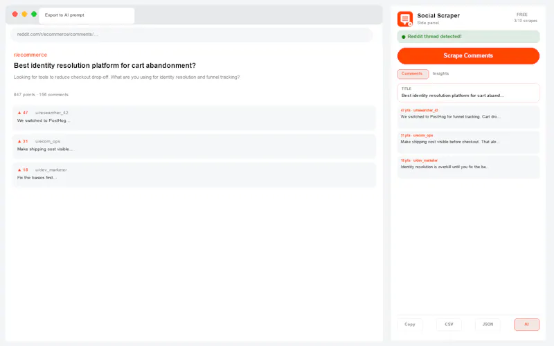 Social Scraper+ screenshot 6
