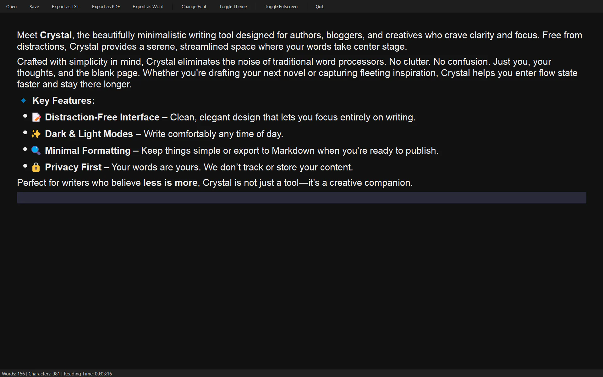 crystal gallery image