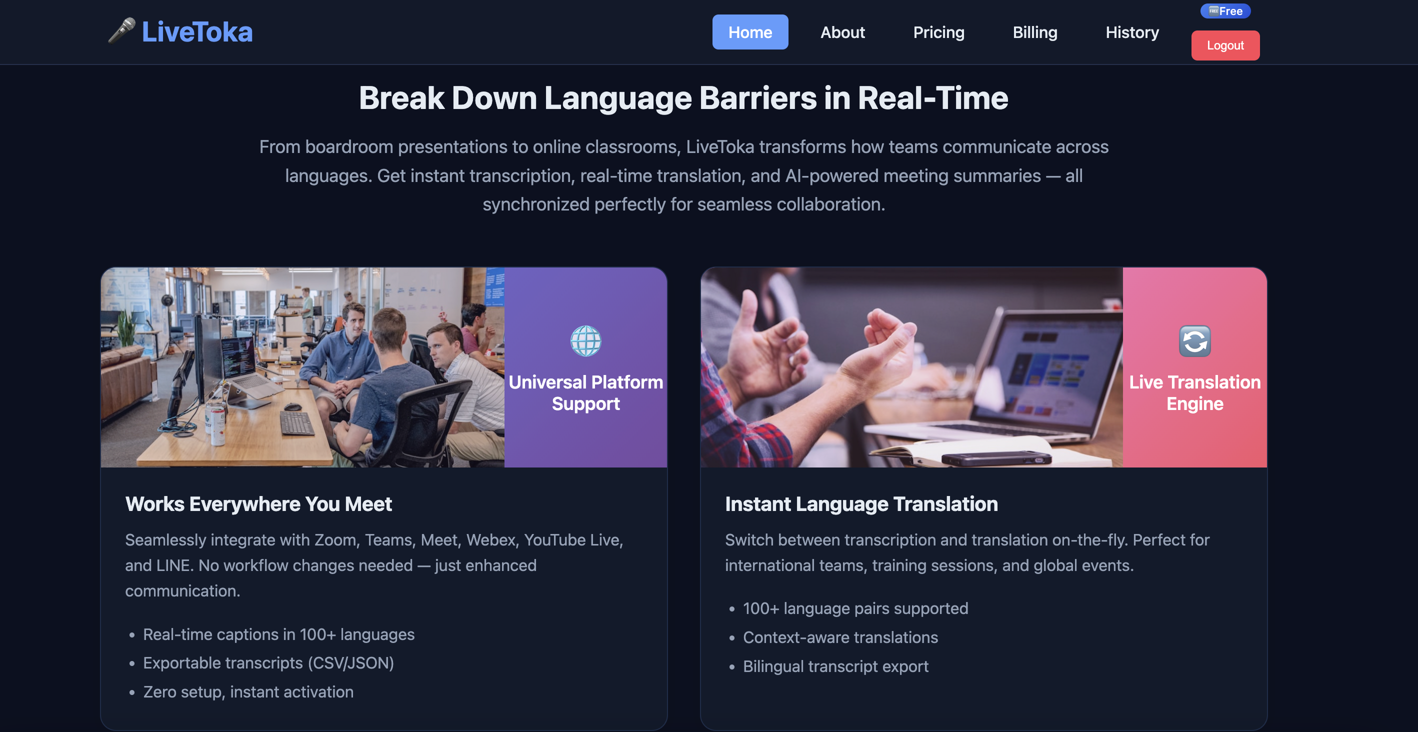 LiveToka gallery image