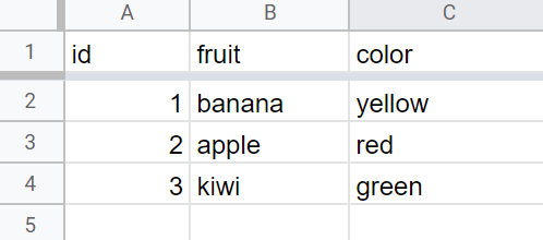 SHEET2JSON gallery image