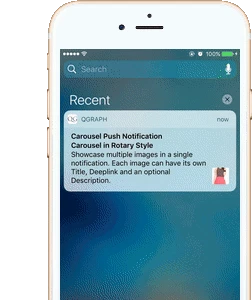 Carousel Push Notifications by QGraph