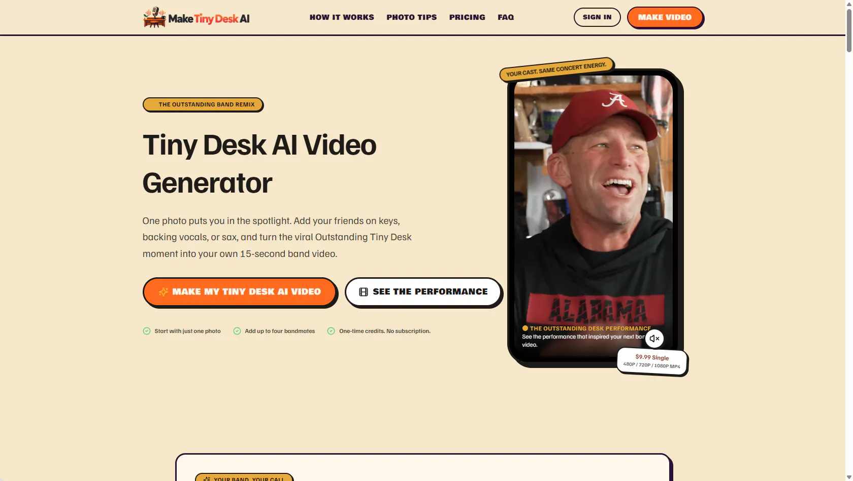 Tiny Desk AI Video Generator gallery image