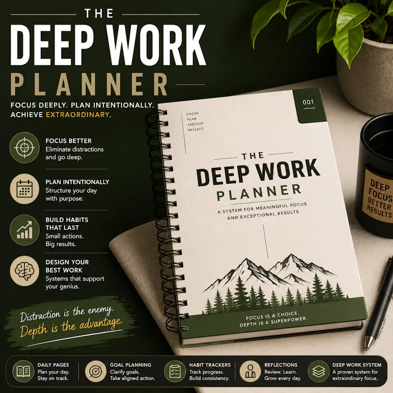 The Deep Work Planner | Stay Focused screenshot 1