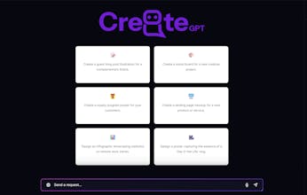 Cre8teGPT gallery image