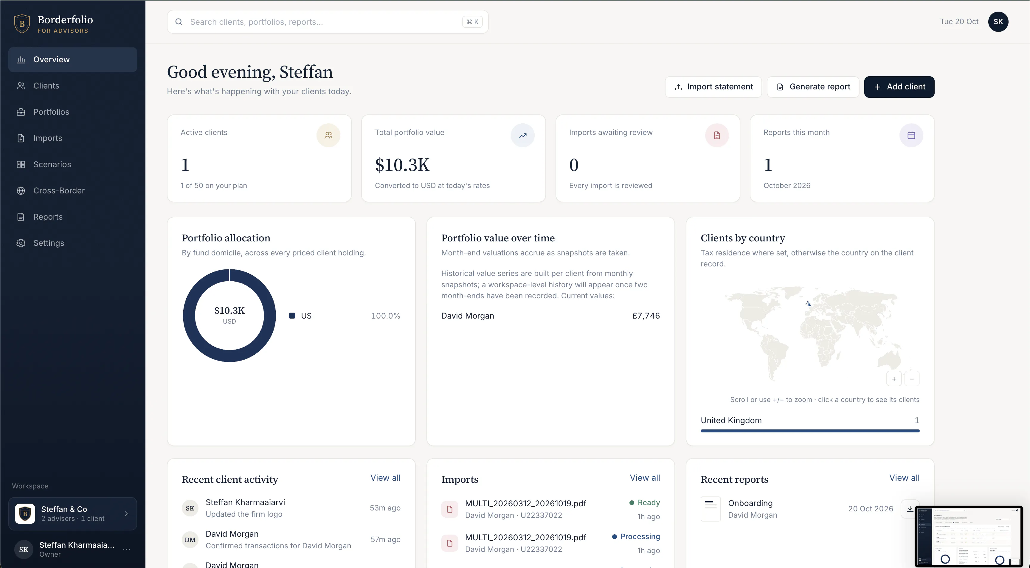 Borderfolio for Advisors gallery image