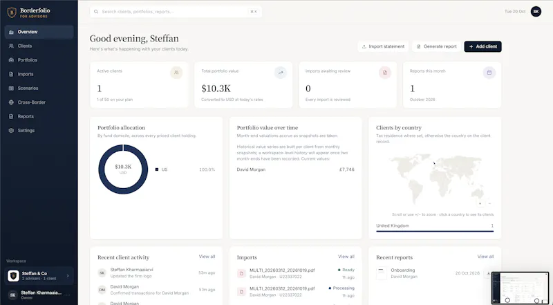 Borderfolio for Advisors screenshot 4