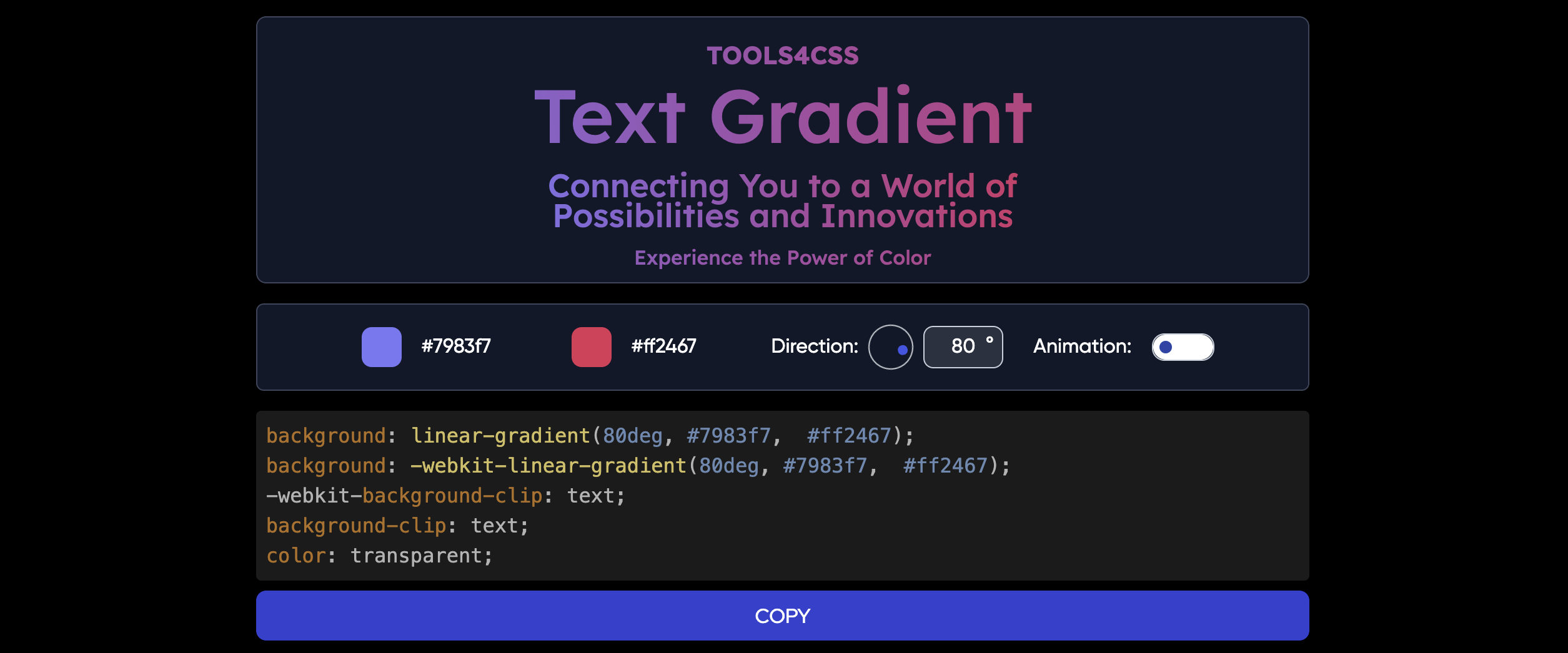 Tools4CSS - Free CSS Generators gallery image
