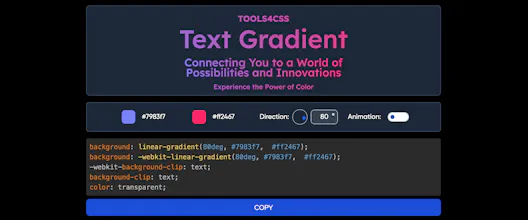 Tools4CSS - Free CSS Generators gallery image