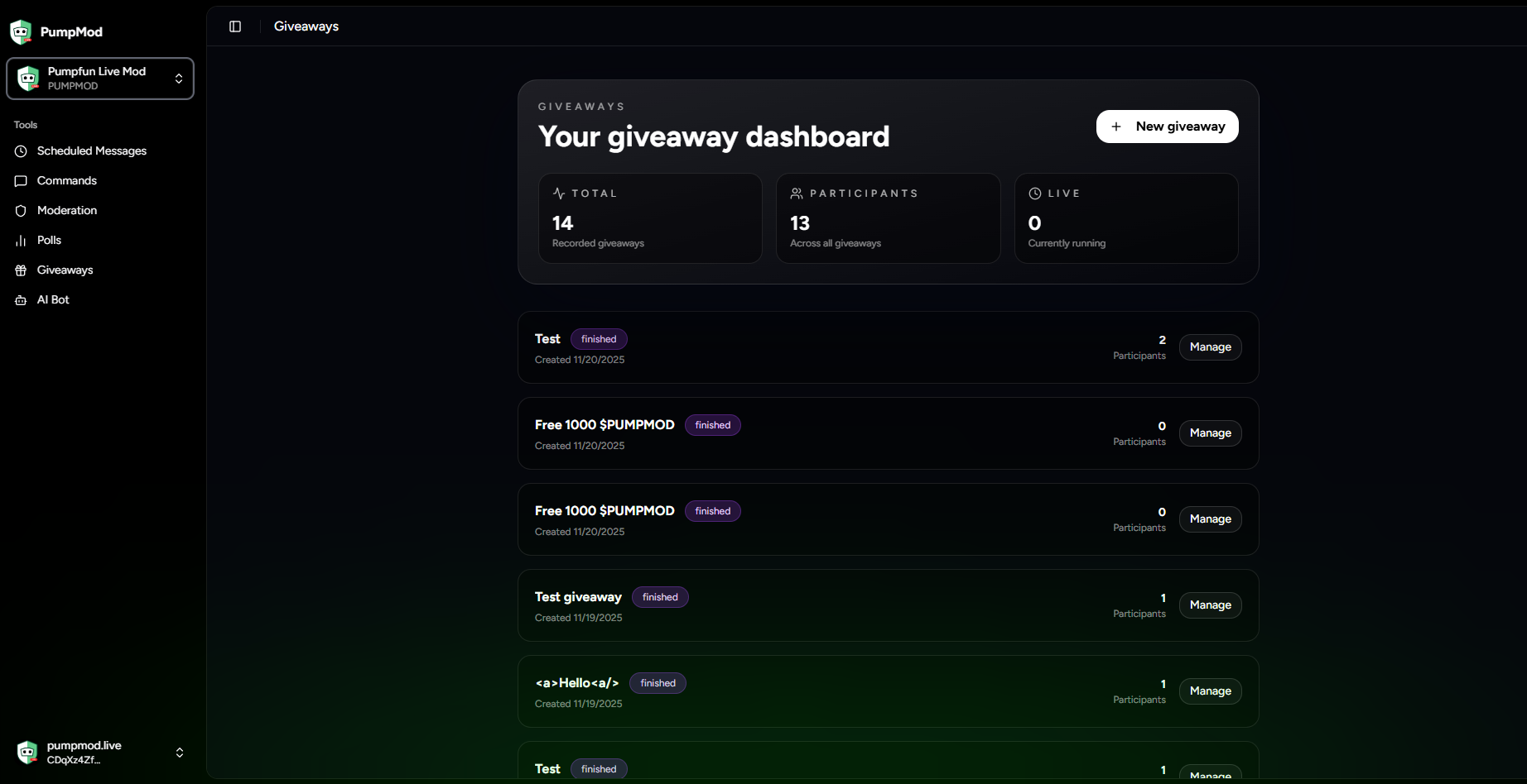 PUMPMOD - Screenshot 4 showing product features and functionality