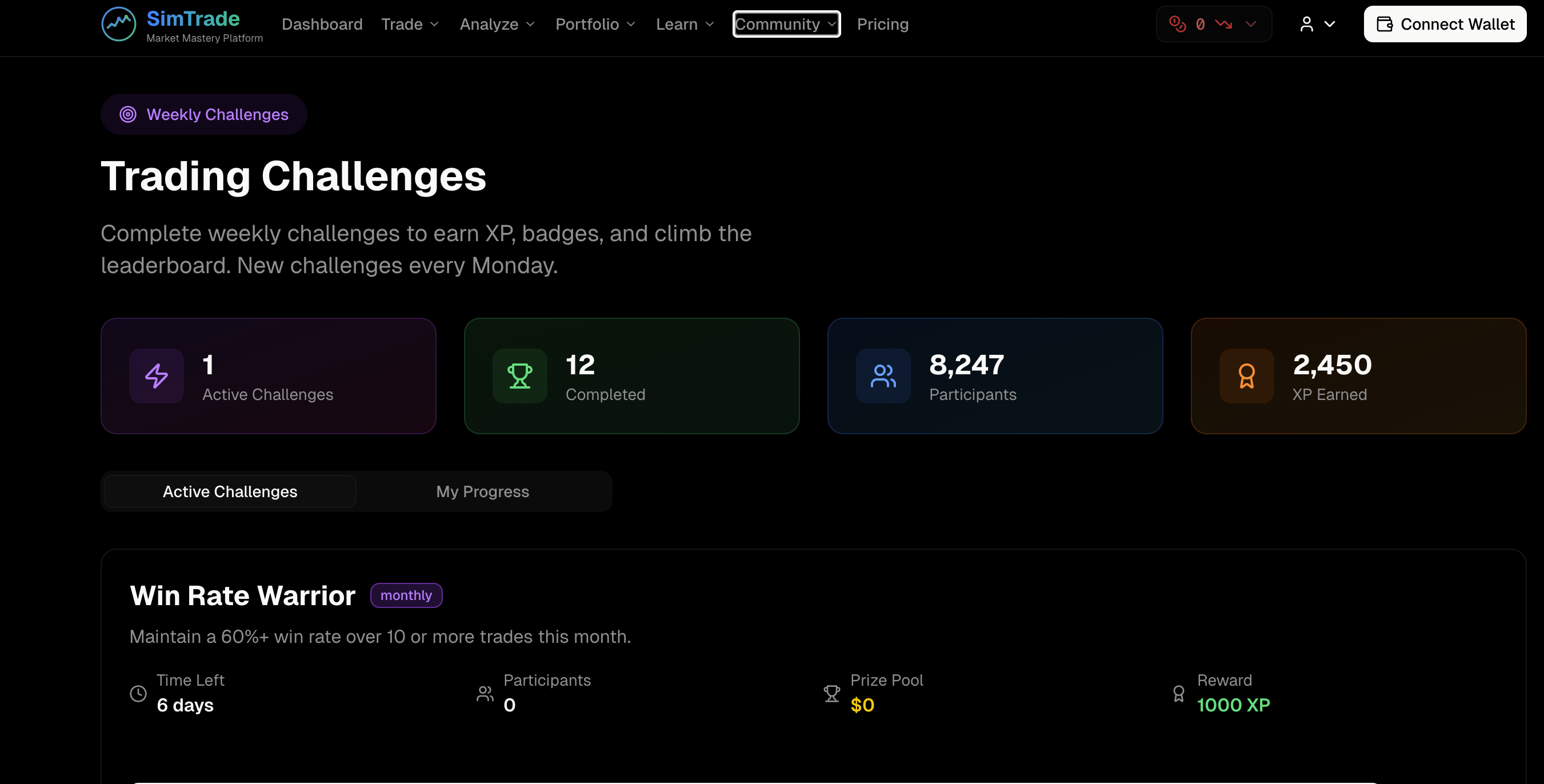 SimTrade gallery image