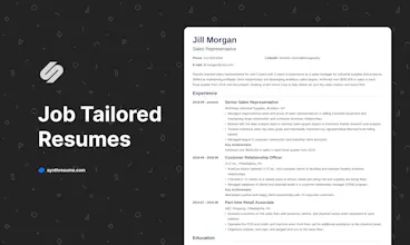 Synth Resume gallery image