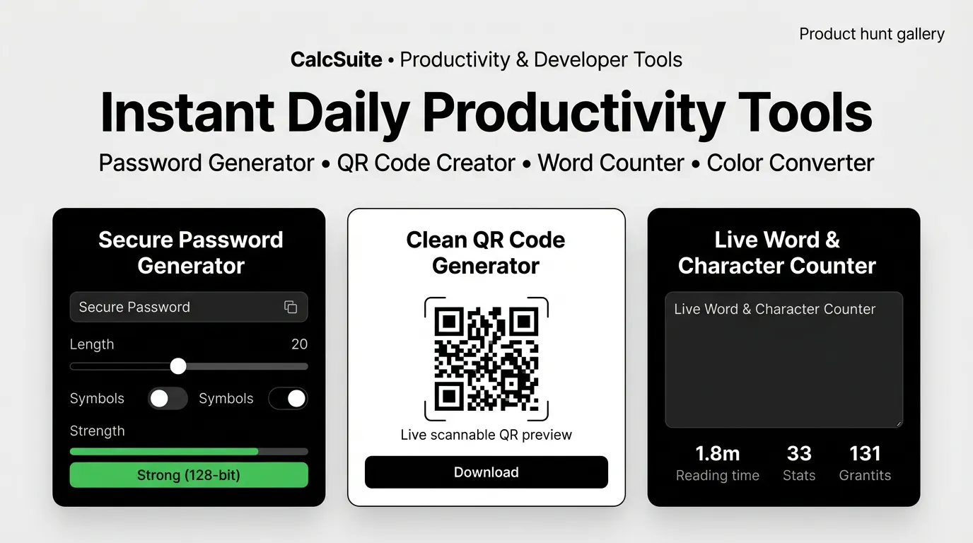 CalcSuite screenshot
