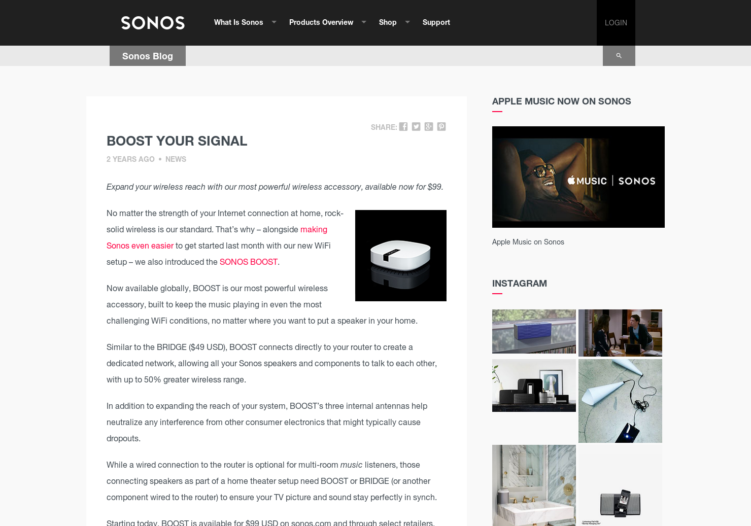 Sonos Boost