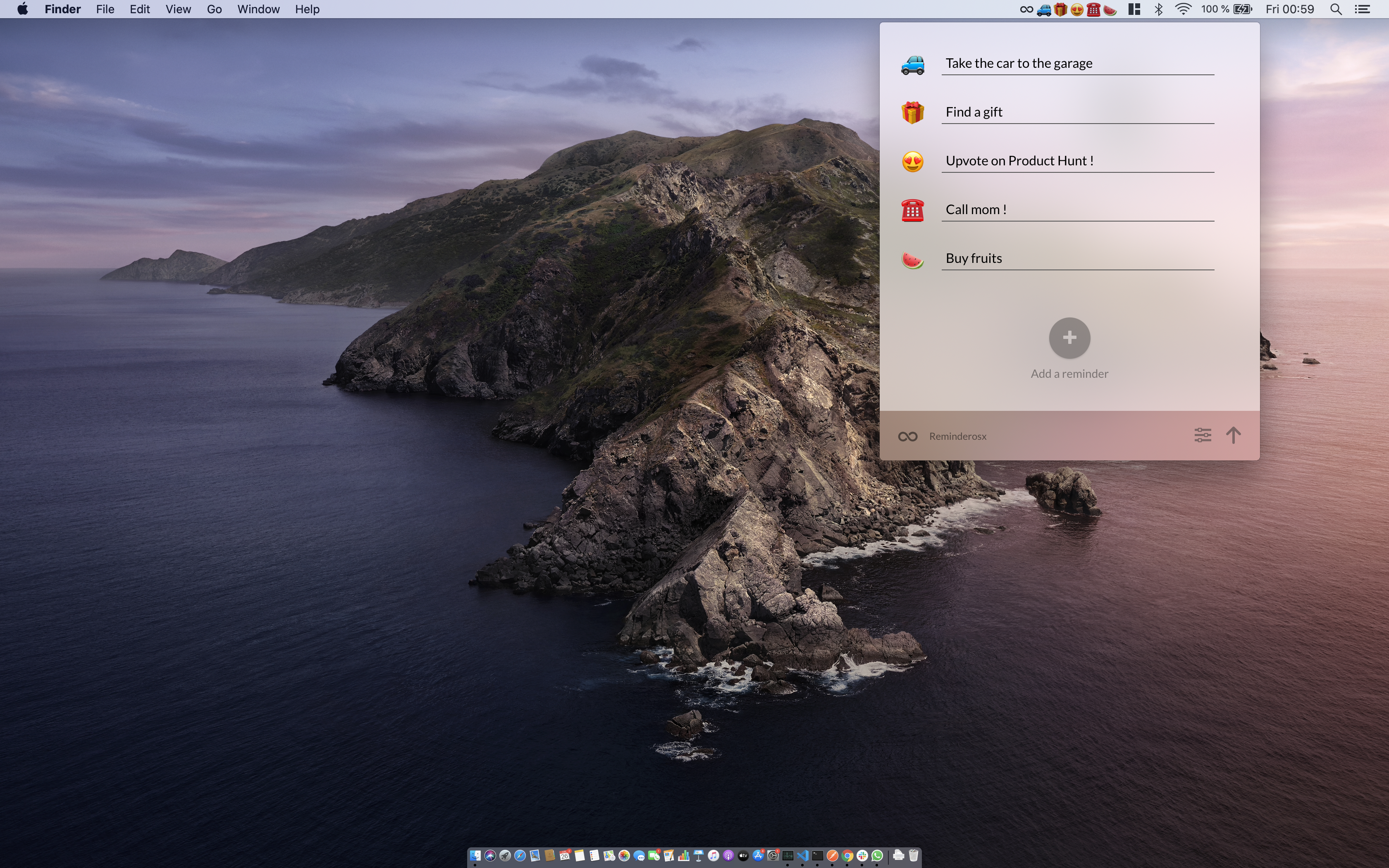 Reminder OSX gallery image