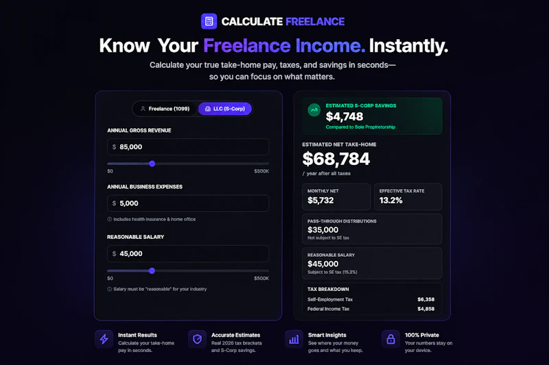CalculateFreelance screenshot 1