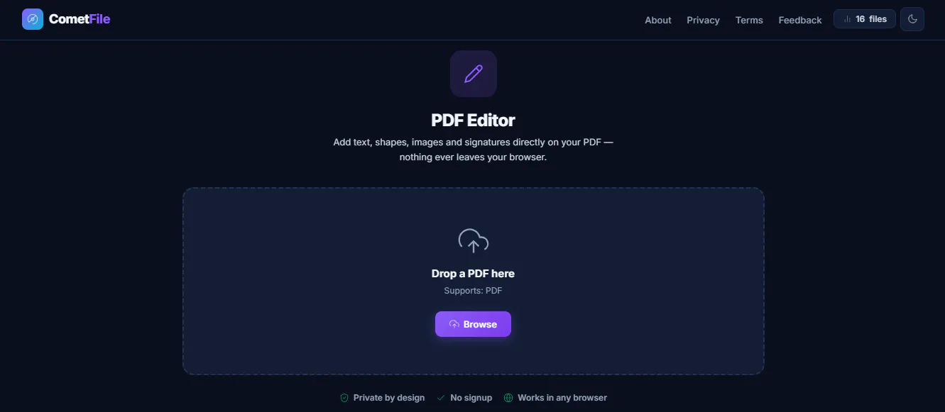 CometFile gallery image