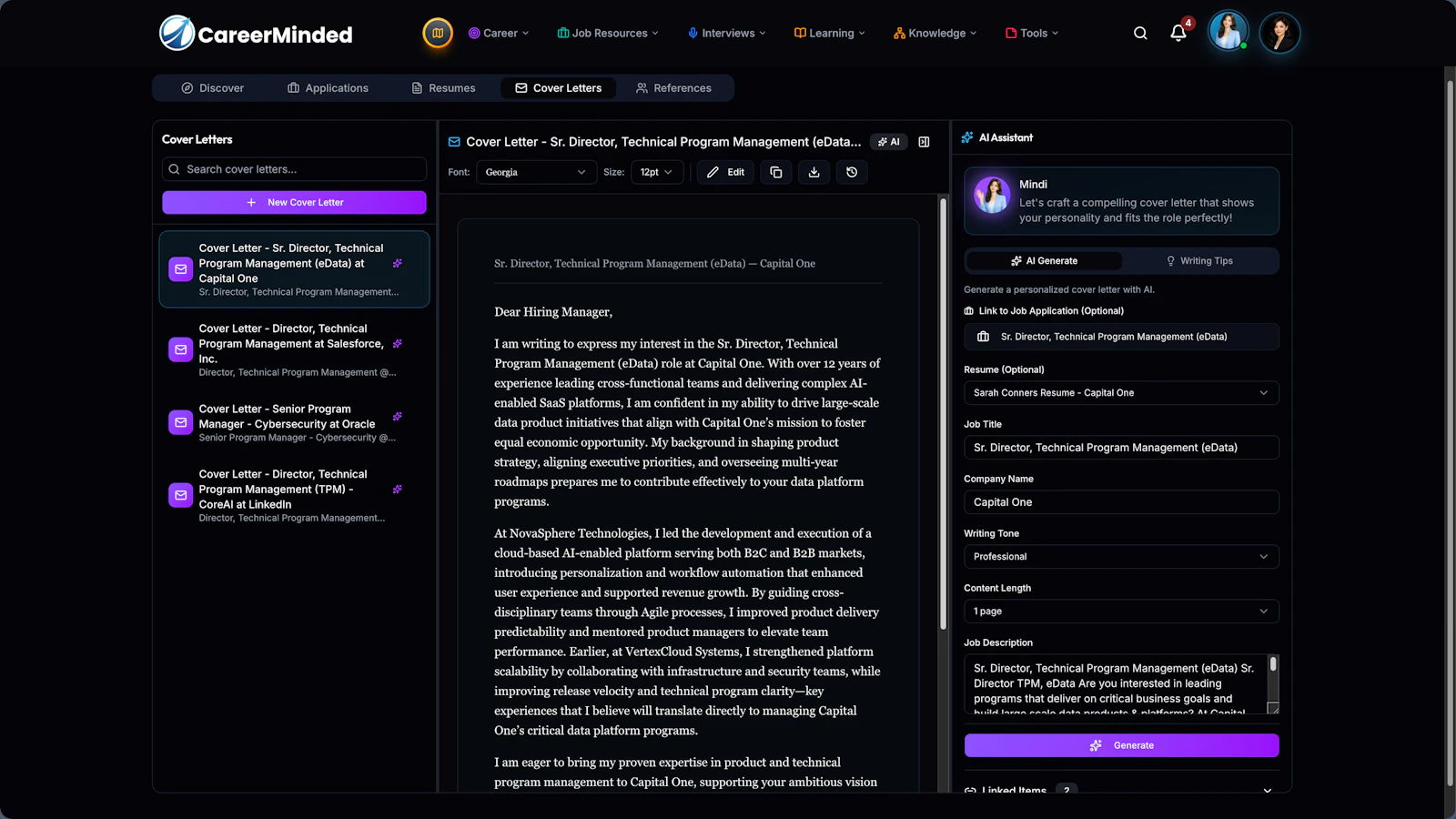CareerMinded AI screenshot 4