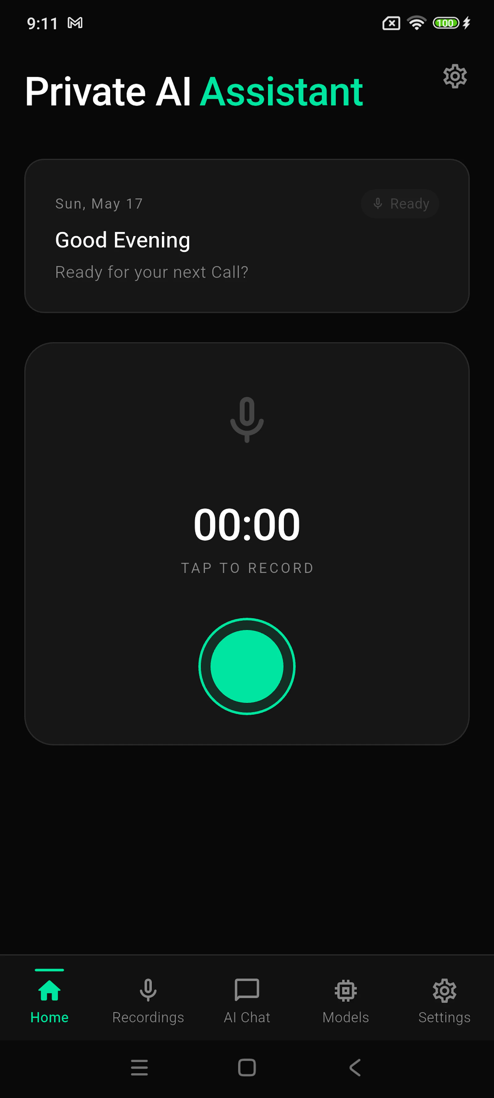 Private AI Assistant screenshot 1