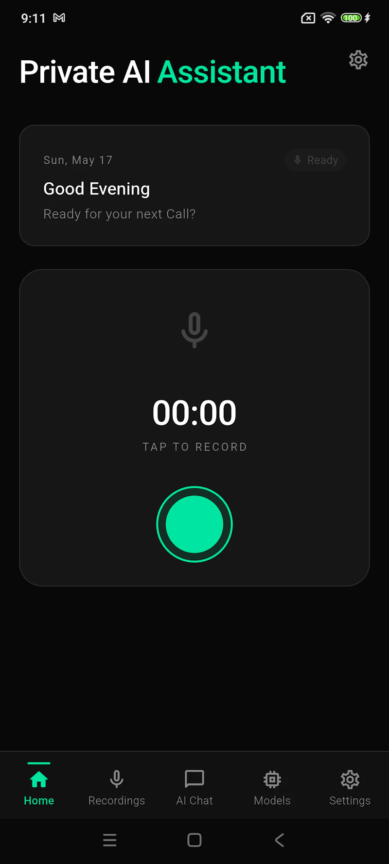 Private AI Assistant screenshot 1