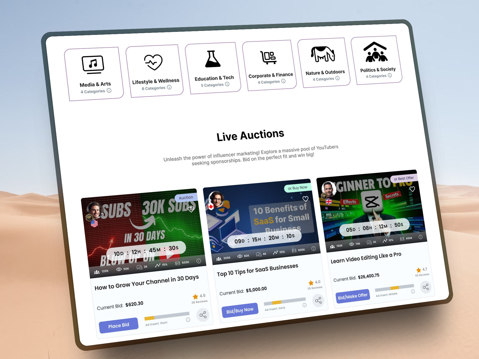 BidVid gallery image