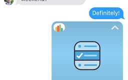 Daybook - Group Plans and Polls for iMessage media 3
