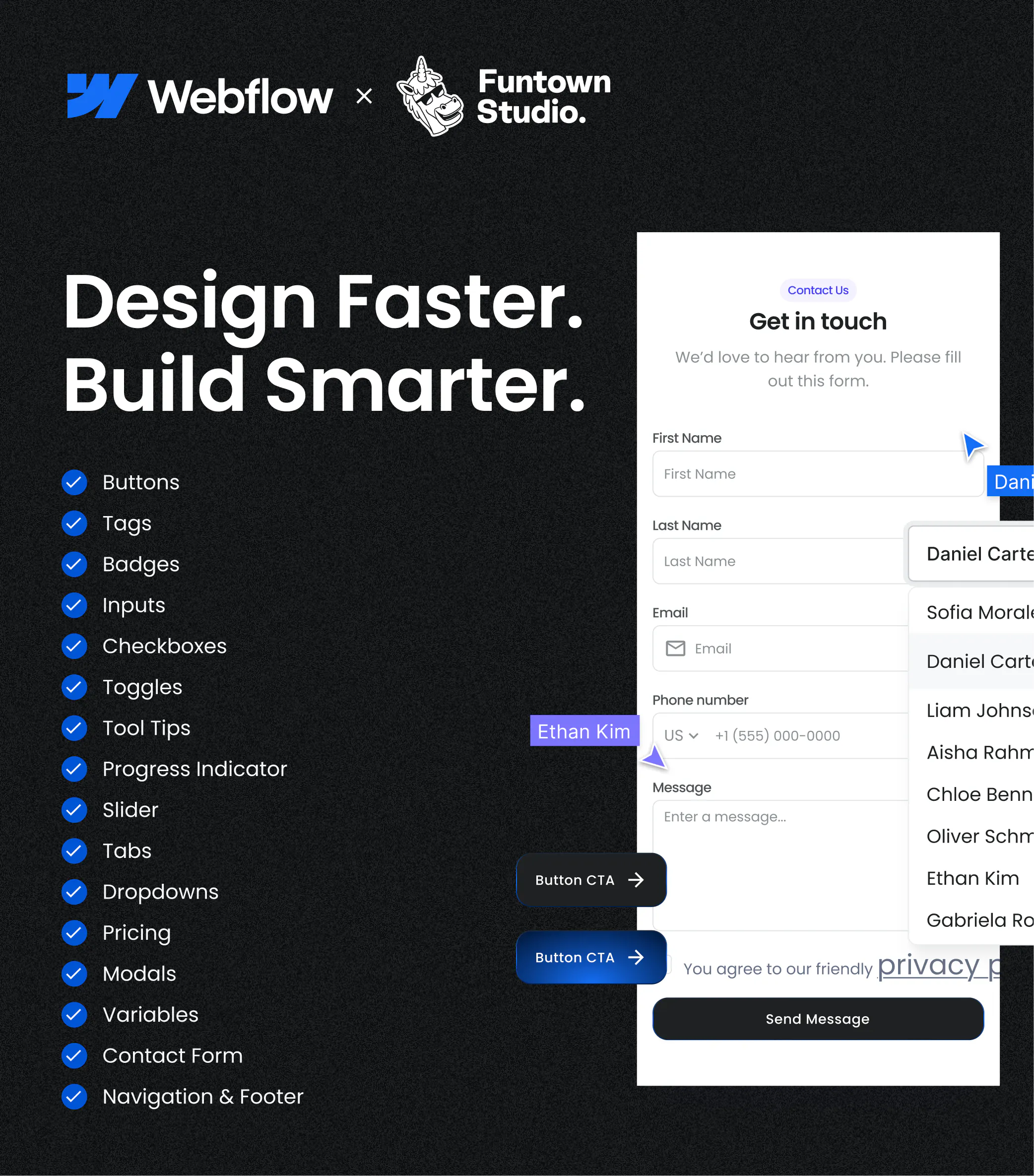 Webflow Starter UI Kit gallery image