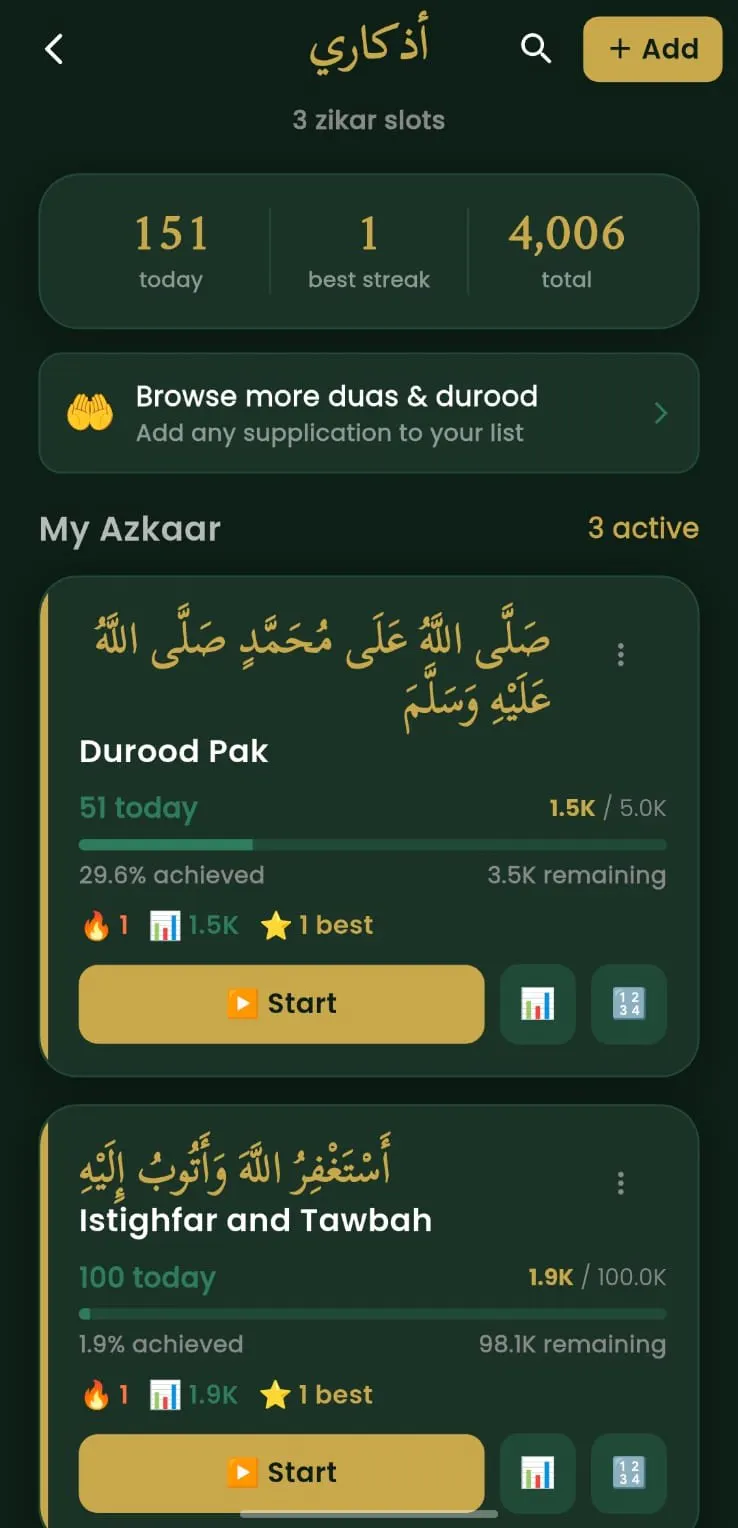 Zikar App-Tasbih Counter-Hisnul Muslim gallery image