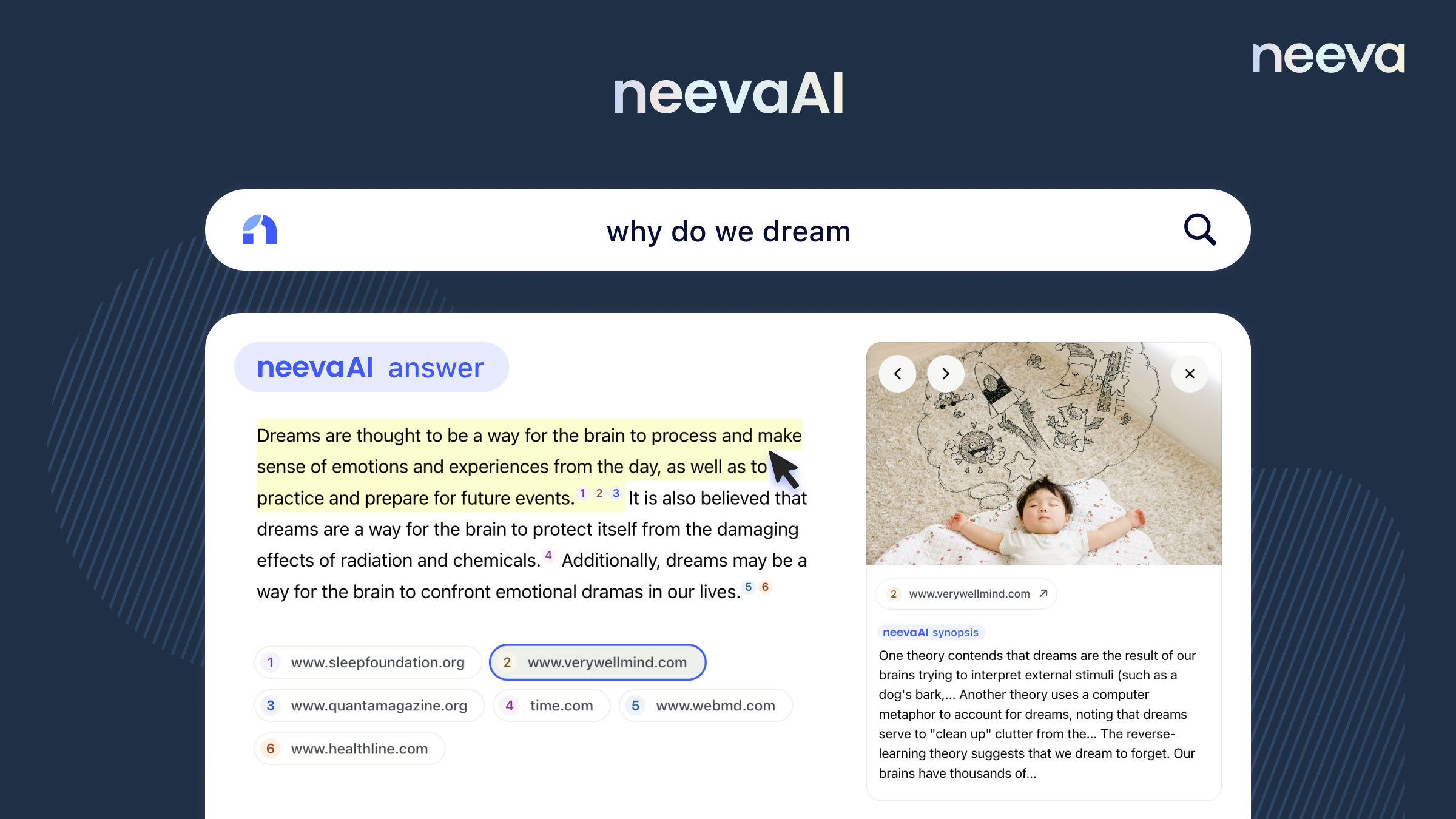 Найвай - Поиск питания AI, чтобы получить ответы, а не рекламу медиа 7