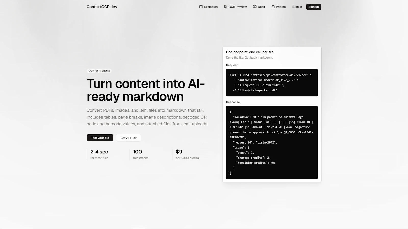 ContextOCR.dev screenshot 1