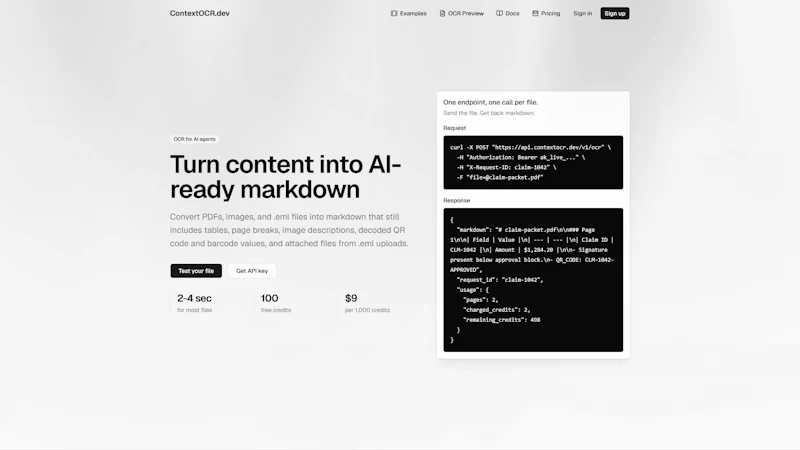 ContextOCR.dev screenshot 1