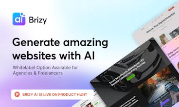Brizy AI Website Builder gallery image