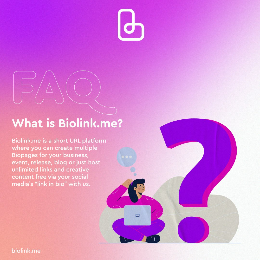 Biolink.me - 您和您的听众之间的最终联系。媒体1